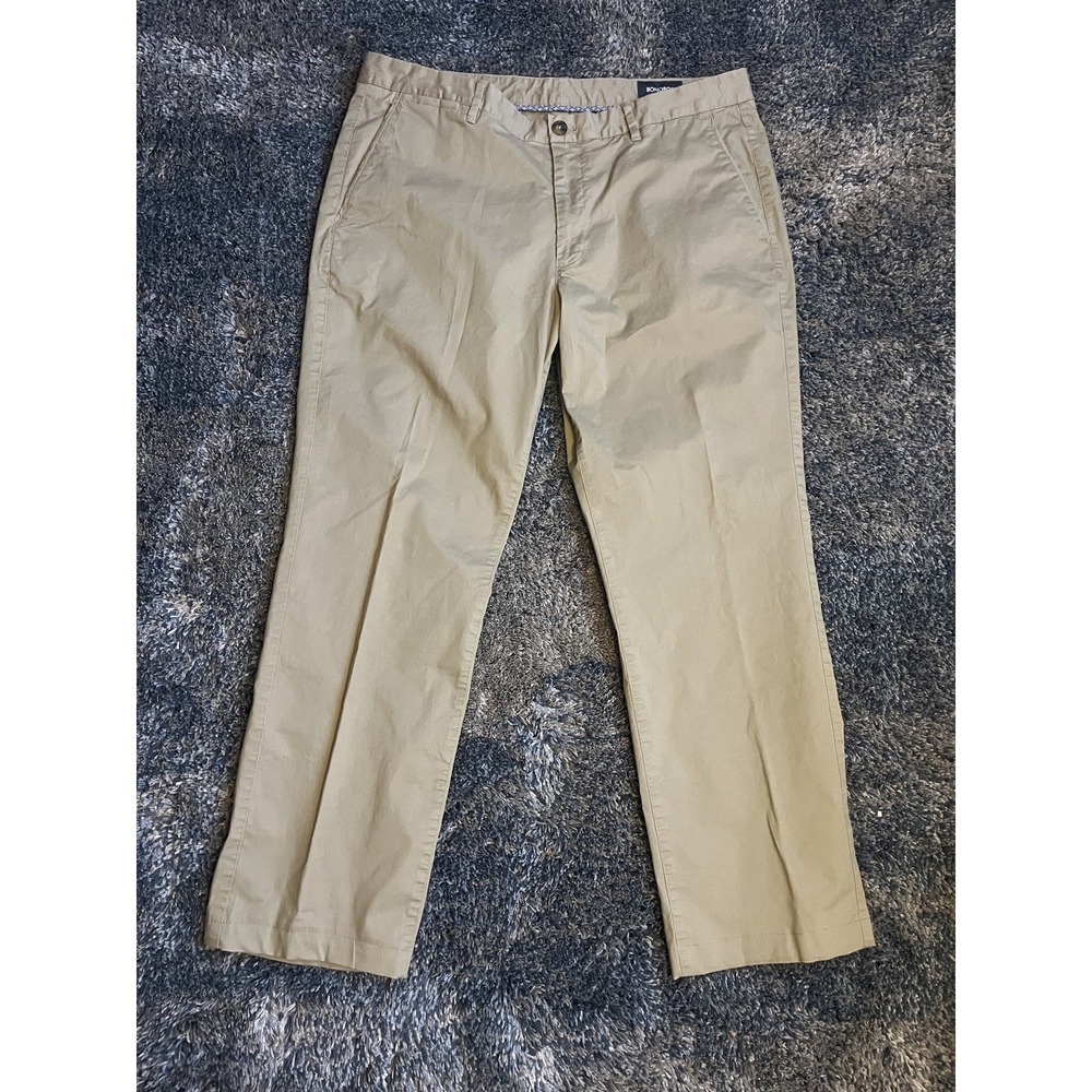 Bonobos Men's Khaki Straight Leg Chino Pants  Cotton/Lycra - Size 38x32